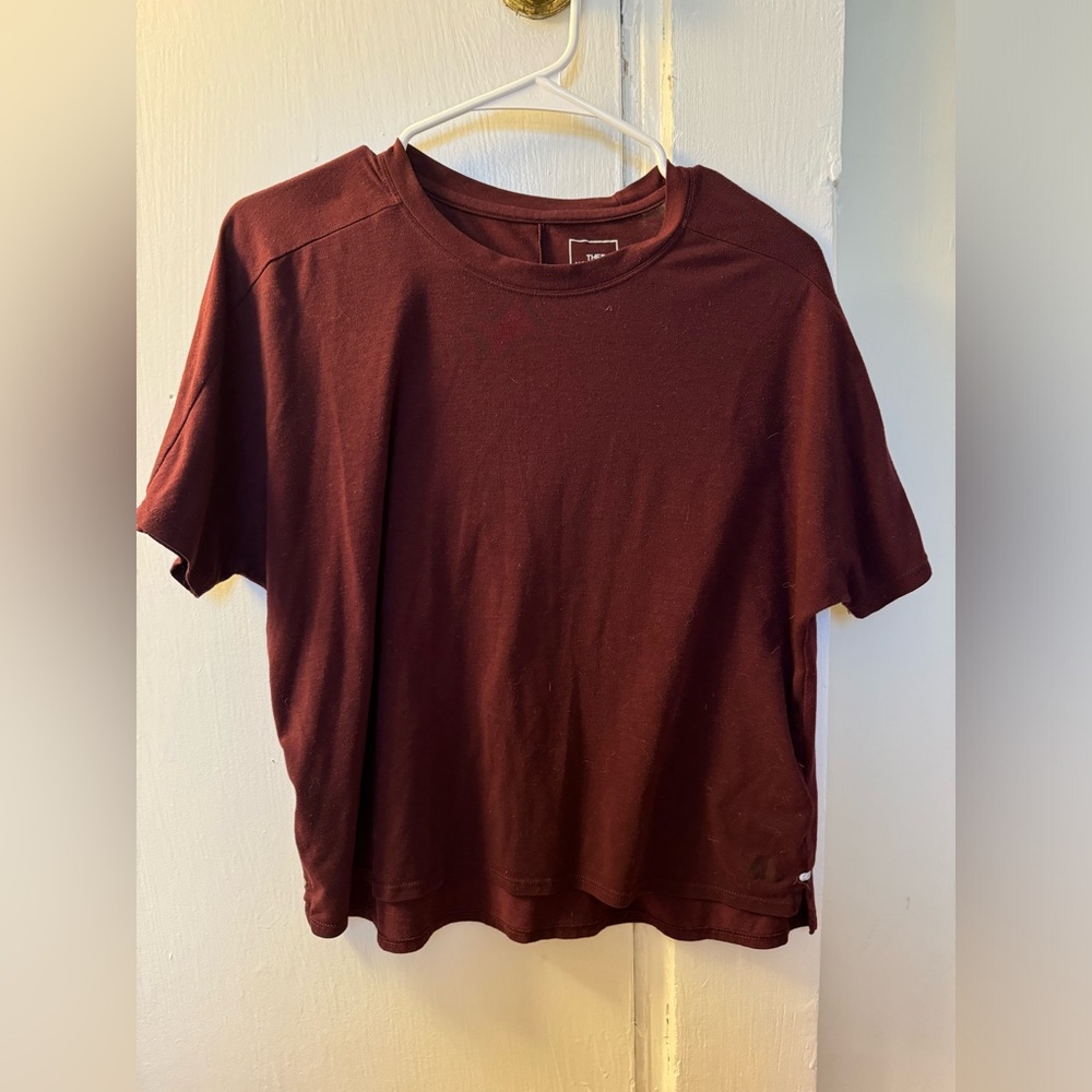 TNF Burgundy Athletic Shirt